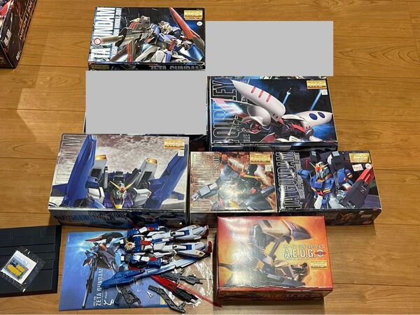ジャンク MG ゼータガンダム キュベレイ Mk-Ⅱ スーパーガンダム Zガンダム 2.0 HDカラー 7点セット