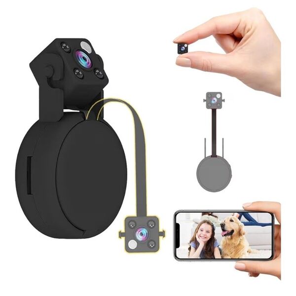 防犯カメラ 小型 見守り ペットカメラ WiFi スマホ連動 高画質 動体検知