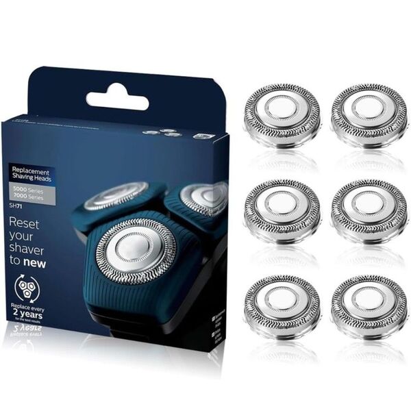 【替刃2個セット】5000/7000シリーズ 替刃 シェーバーヘッド PHILIPS SH71 シェーバー交換ヘッド 互換品