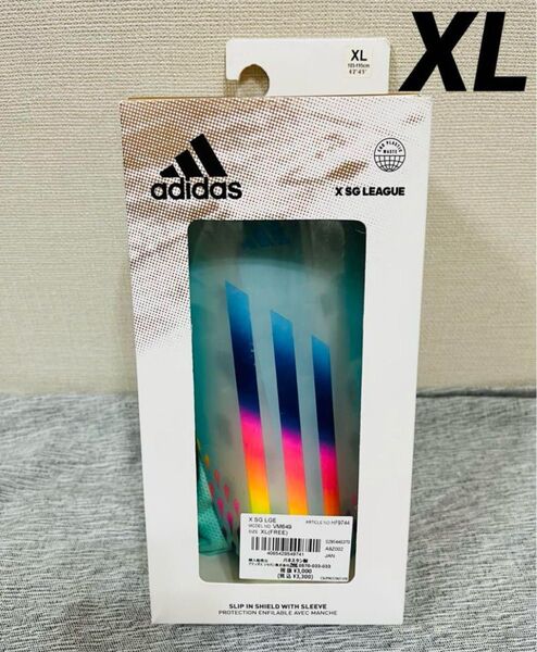 アディダス エックス シンガード LGE サッカー すねあて レガース XL 新品未使用