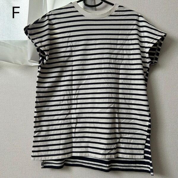 カットソー ボーダー ホワイト 半袖Tシャツ トップス 半袖 クラフト