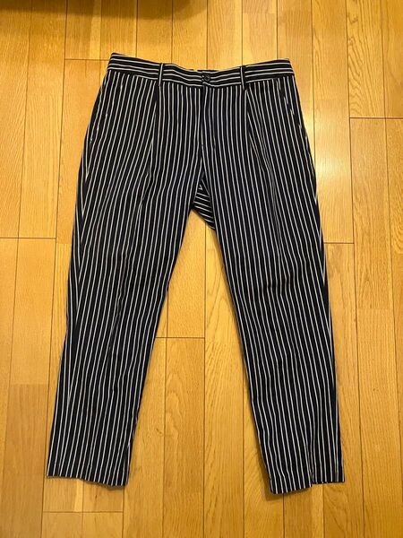 ジャーナルスタンダード ストライプ テーパード パンツ サイズ40