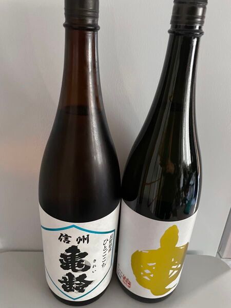 信州亀齢 1800ml 2本 最新 飲み比べ