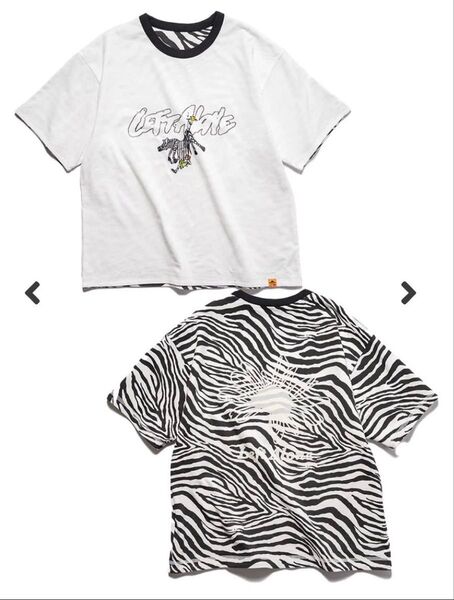 レフトアローン LEFT ALONE ZEBREVERSIBLE SS Tシャツ
