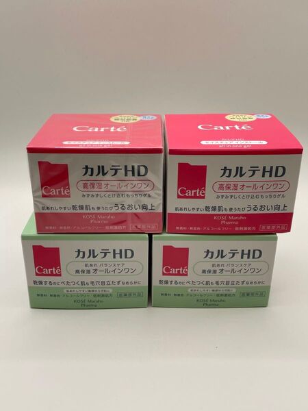 カルテHD モイスチュア インストール バランスケア ゲル 100g 4個セット