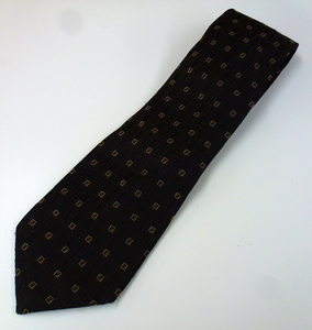 FENDI Fendi галстук мужской kyu Pro 60% шелк 40% чёрный серия светло-коричневый тон Италия производства Sapporo город 