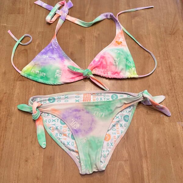 ROXY 水着 ビキニ タイダイ柄