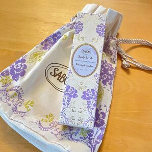 SABON ヘッドスクラブ リラクシングラベンダー 巾着付き 未使用