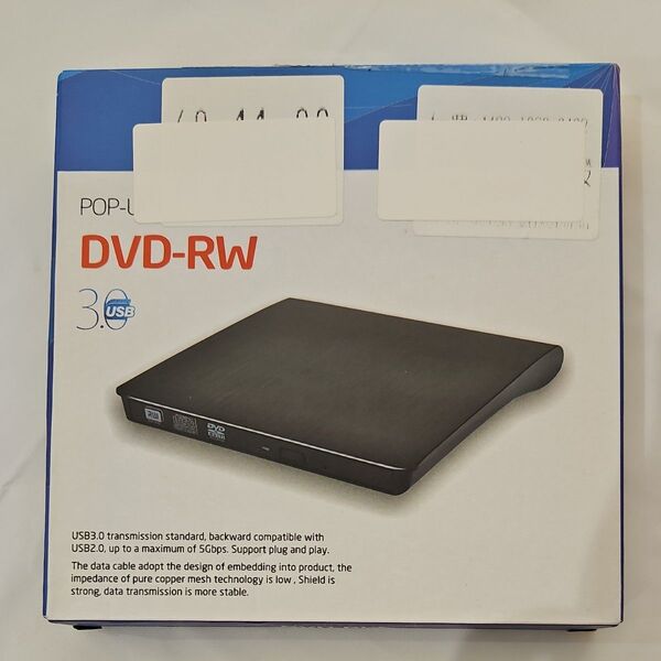 【2023新登場】Poiget CD/DVDドライブ 外付け DVDレコ DVD-Rプレイヤー CD