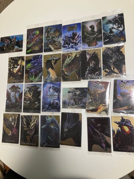 モンスターハンター モンハン ウエハース 24種 ダブり無し