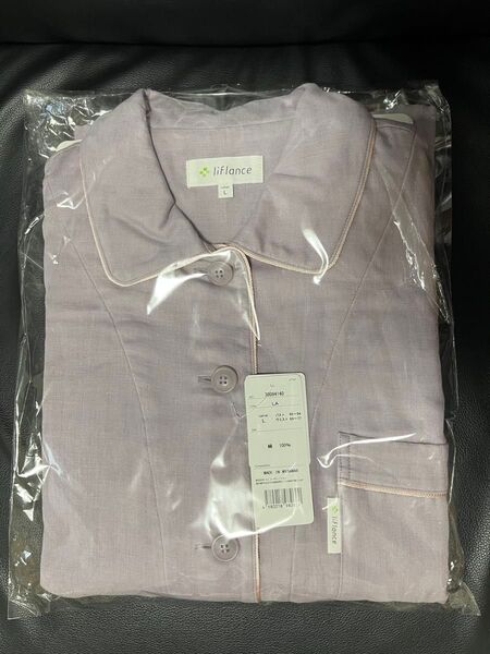 【新品 】liflance リフランス リカバリーパジャマ レディース Lサイズ ラベンダー 綿100%