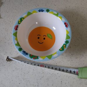 なっちゃんみかん子ども用メラニン皿 ラーメンどんぶり