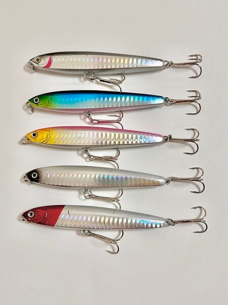 No.188 シンキングペンシル 5個セット 25g シーバス 青物 バイブレーション ルアーセット