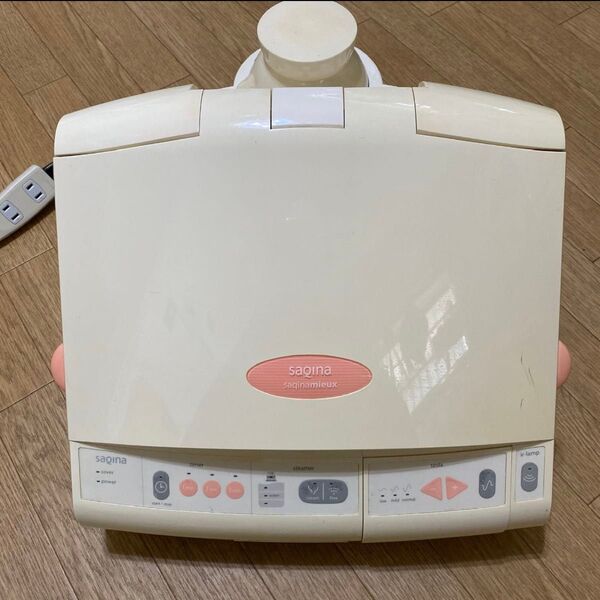 saqina サキナミューピンク 美顔器 フヨウ 美容機器 スチーマー 赤外線 ピーリング 毛穴洗浄