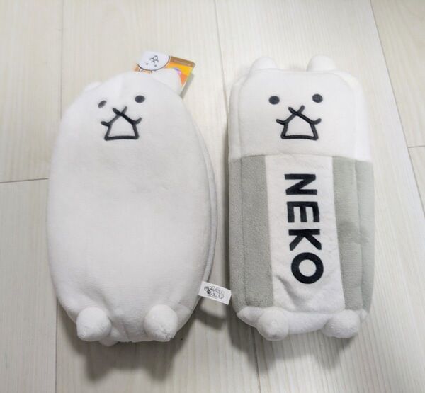 にゃんこ大戦争 ぬいぐるみペンポーチ 2個セット タンクネコ ゴムネコ
