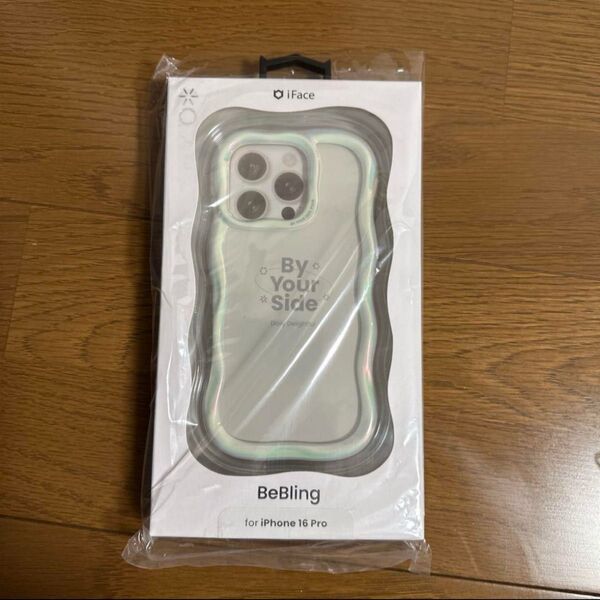 iFace bebling iPhone16proケース ホワイトオーロラ
