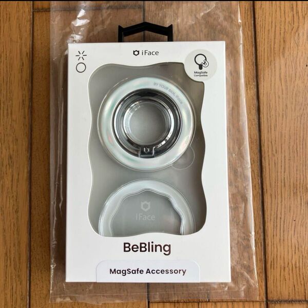 iface bebling スマホリング ホワイトオーロラ