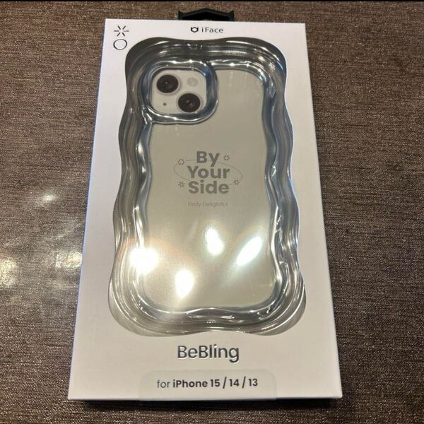 当日発送 iFace BeBling iPhone15.14.13ケース ホワイトオーロラ