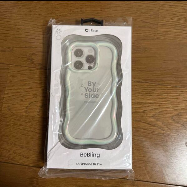 iFace bebling iPhone16proケース ホワイトオーロラ