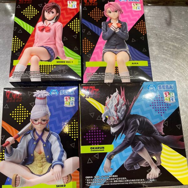 ダンダダンちょこのせフィギュア 4体セット オカルン モモ アイラ セイコ