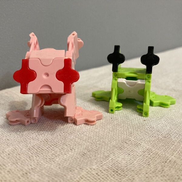 ラキュー LaQ プチコレクション Petite Collection カエル ウサギ FROG 28pcs 54ピース