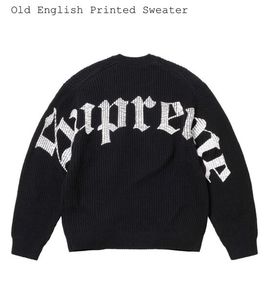 L Supreme Old English Printed Sweater セーター ニット