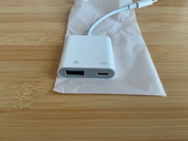 Lightning USBカメラアダプタ 2in1 iPhone用 MFi認証製品