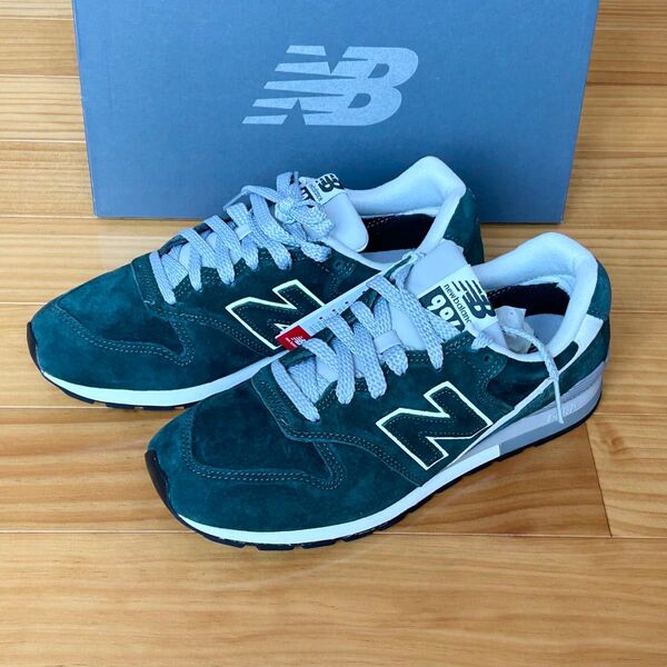 未使用 NEW BALANCE CM996WT2 26cm グリーン オールスエード ニューバランス