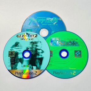 PS2 競馬系ゲーム 3枚セット ディスクのみ