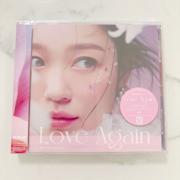 通常盤 (初回仕様) ステッカーB 西野カナ CD/Love Again 24/9/18発売 【オリコン加盟店】