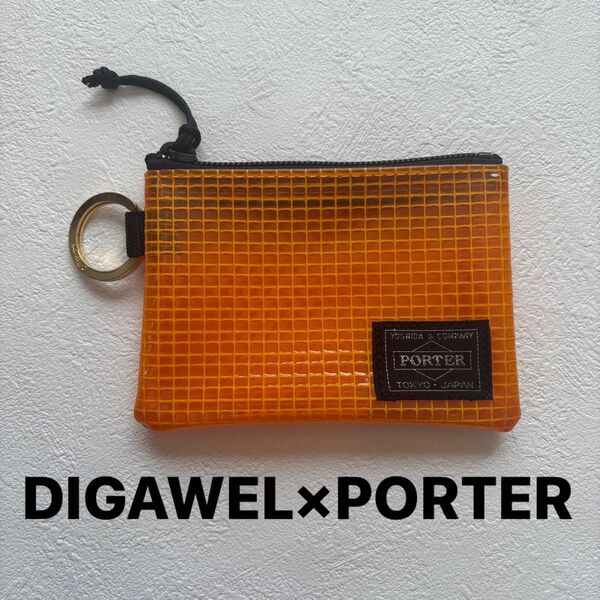 DIGAWEL × PORTER (ディガウェル×ポーター) & PVC POUCH(S) カードケース ポーチ 財布 ウォレット