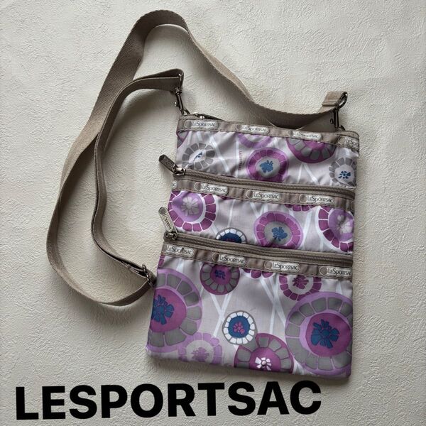 LESPORTSAC レスポートサック 3ジップクロスボディバッグ ミニショルダーバッグ