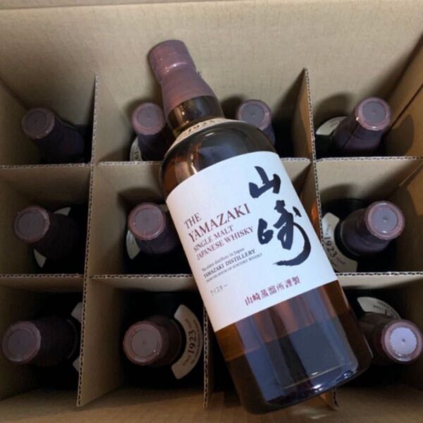 山崎 普通ラベル ウィスキー 700ml 箱なし 12本