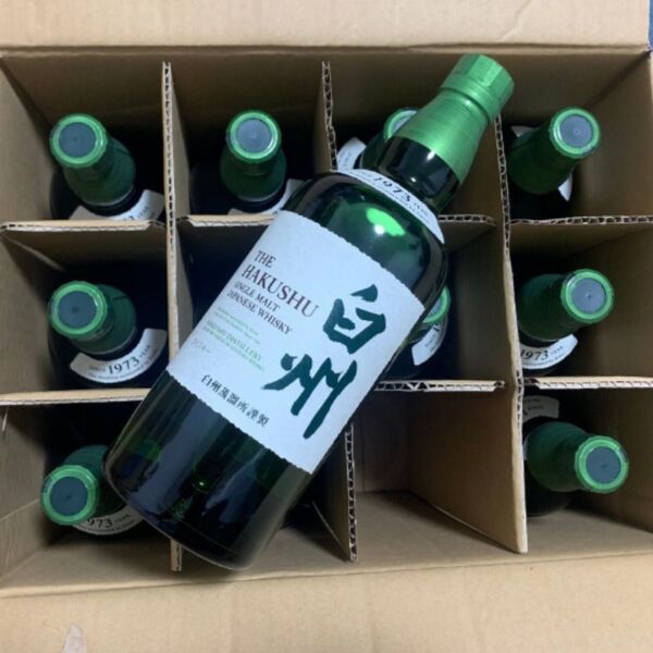 サントリー白州 シングルモルト普通ラベル12本セット 700ml 箱なし