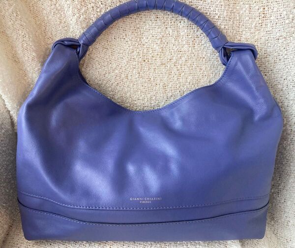 Gianni Chiarini made in Italy ワンショルダーバッグ パープル レザー