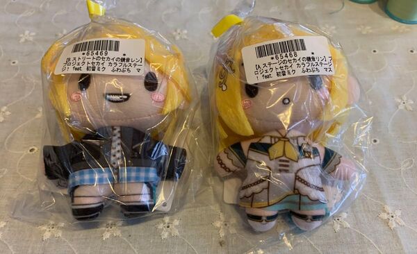 プロセカ 鏡音リン 鏡音レン ふわぷち マスコット ぬいぐるみ