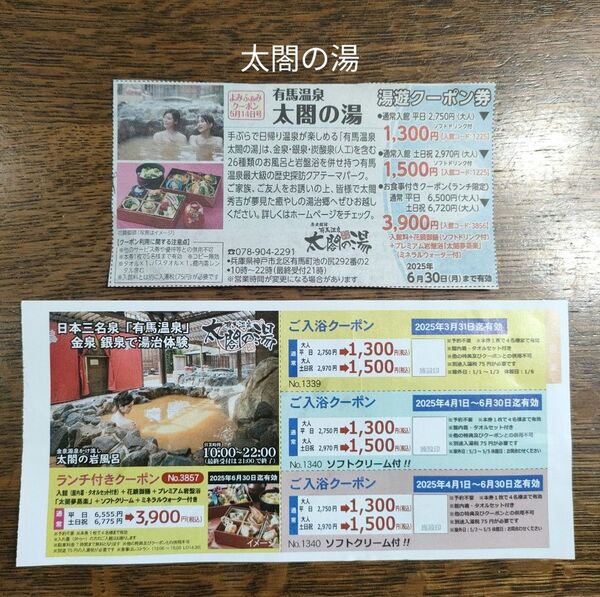 有馬温泉 太閤の湯 湯遊クーポン 割引クーポン