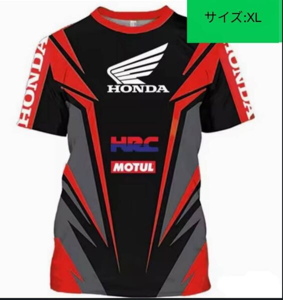 HONDA Tシャツ サイズ :★X L ★ 材質:ポリエステル バイクシャツ