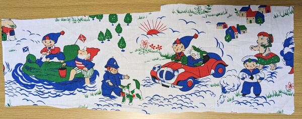 GW期間限定値下げ☆ヴィンテージシーツ 激レア ノディ ハギレ リメイク ハンドメイド 生地