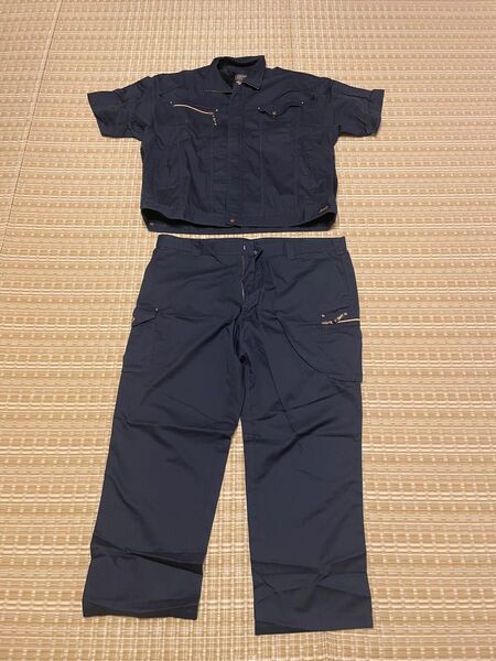 自重堂 JAWIN 上下セット 上着 5L パンツ 112サイズ 作業着 大きいサイズ
