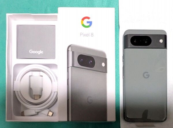【液晶新品】Google Pixel 8 Hazel 付属品完備