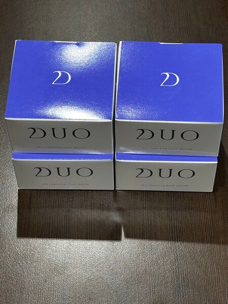 【4個セット】DUO ザ クレンジングバーム ホワイトa 90g デュオ 青【クレンジング/メイク落とし/バーム】