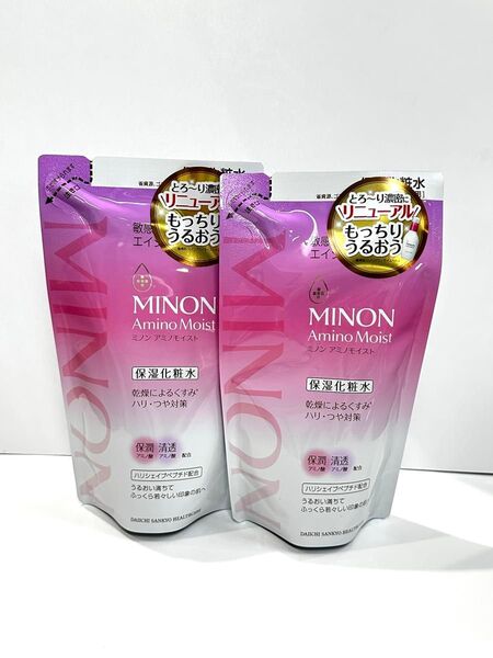 【2個セット】MINON ミノン アミノモイスト エイジングケア ローション つめかえ用 化粧水 130mL