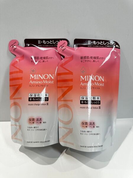 【2個セット】MINON ミノンアミノモイスト モイストローション2 もっとしっとりタイプ 詰替 130ml