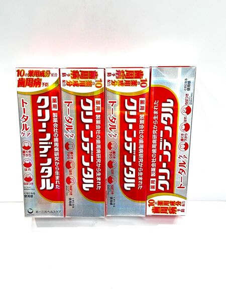 【4個セット】クリーンデンタル トータルケア 100g
