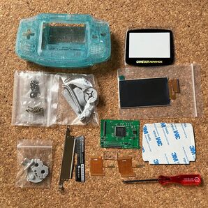 ゲームボーイアドバンス IPS液晶カスタムキット + 換装用シェル
