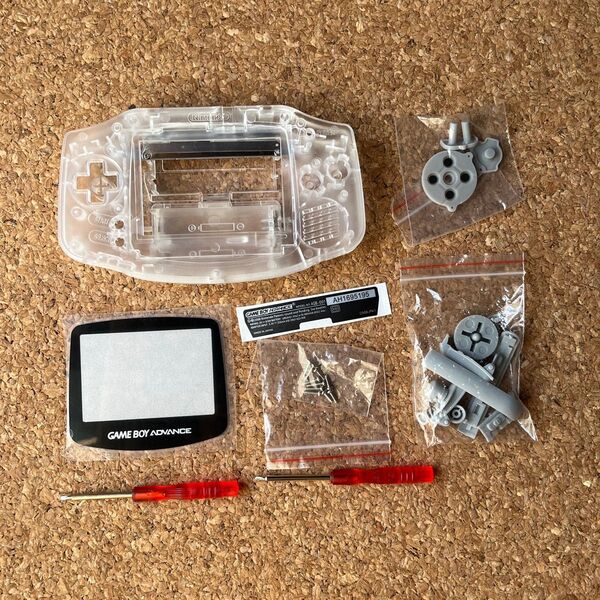 ゲームボーイアドバンス 換装用シェル Y字ドライバー付き
