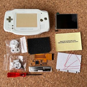ゲームボーイアドバンス IPS液晶カスタムキット + 換装用シェル