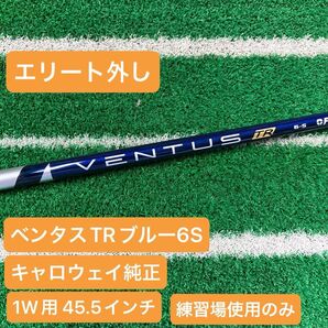 ベンタス TR ブルー 6S キャロウェイ 1W用 45.5インチ ホログラムシール有り エリート外し