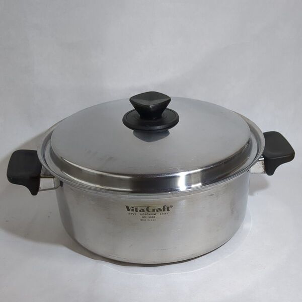ビタクラフト 5層 両手鍋 ナベ 5.5リットルNo.5506 USED良品